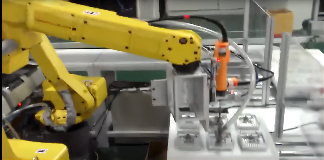 Six axis robot automatic locking screw machine