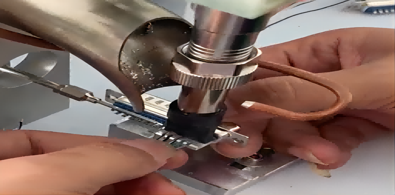 Wire semi-automatic soldering machine